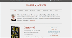 Desktop Screenshot of maggie-jackson.com